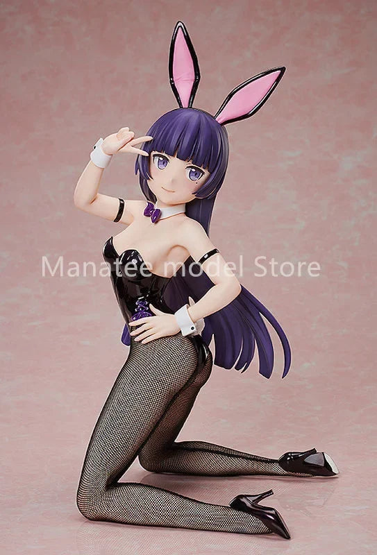 FREEing Original Oreimo 2 Kuroneko Bunny Ver. 1/4 PVC Action Figure Anime Model Toys Collection Doll Gift
