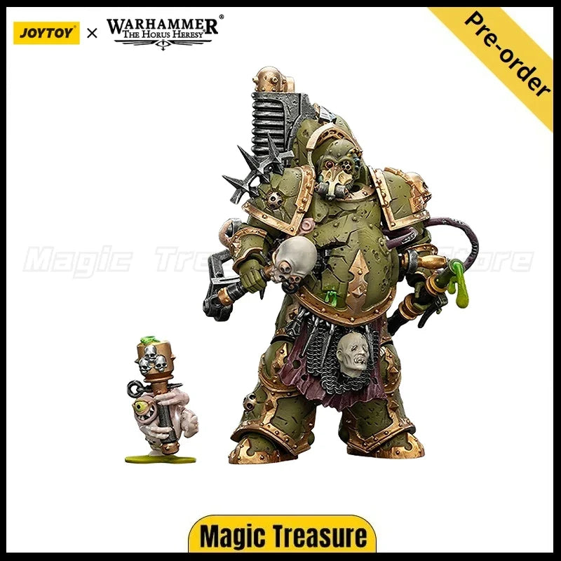 【Pre-sale】JOYTOY Warhammer 40K Death Guard Foul Blightspawn with Plague Sprayer 1/18 Action Figure  Toy