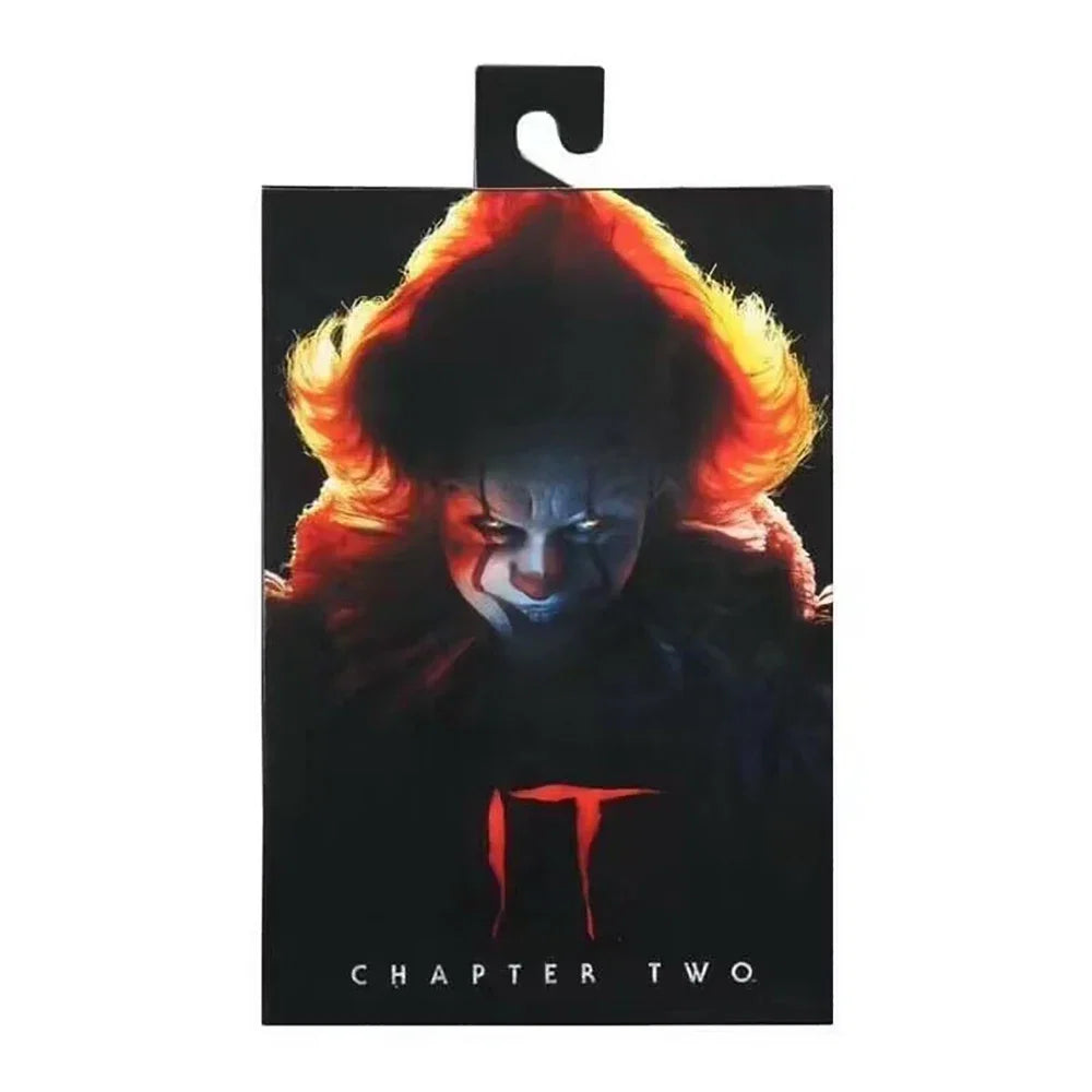 NECA Pennywise Joker Figure Stephen King's It Pennywise Joker Clown Model Halloween Horror Toy Christmas Birthday Gifts