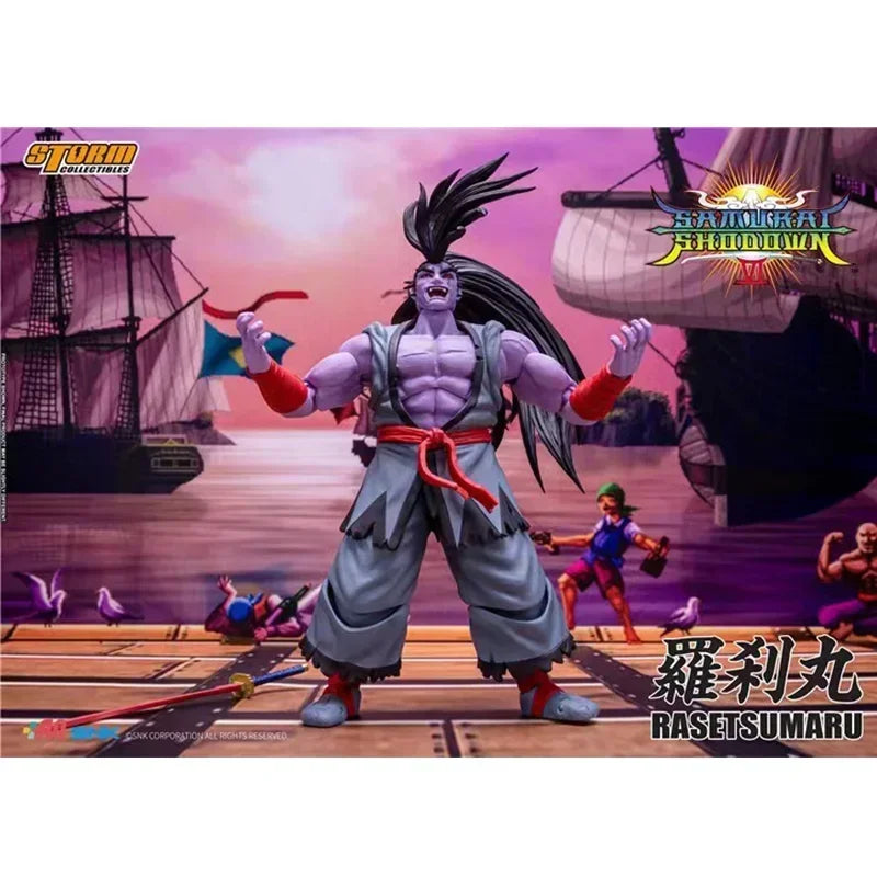 Original Storm Toys 1/12 SAMURAI SHODOWN 4 RASETSUMARU Full  Anime Collection Figures Model Toys Set in Stock