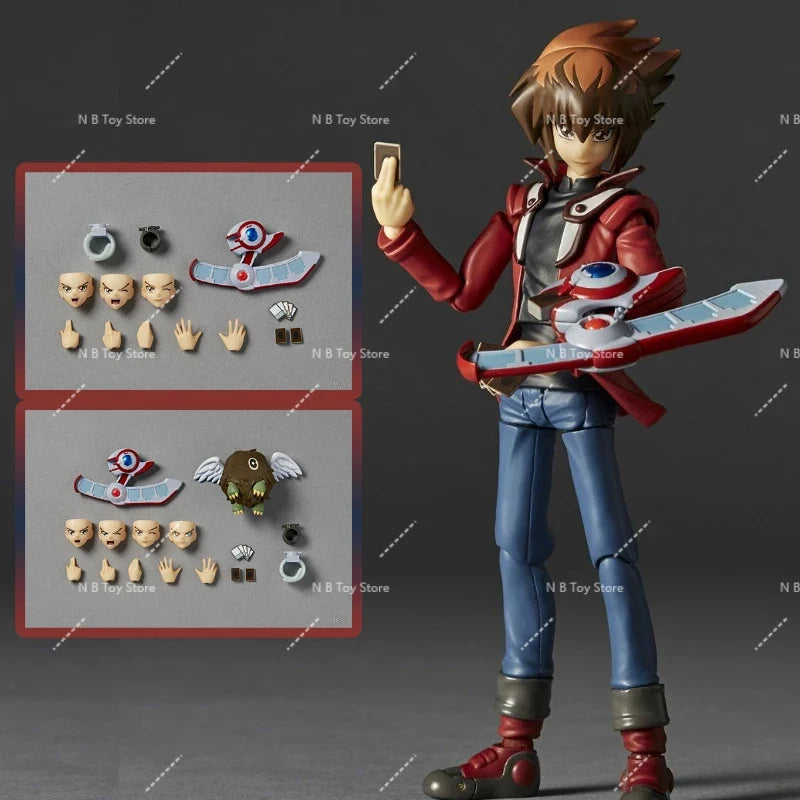 100% Original Kaiyodo Revoltech Jyudai Yuki Yu Gi Oh Duel Monsters GX DX in Stock Anime Collection of Action Figures Model Toys