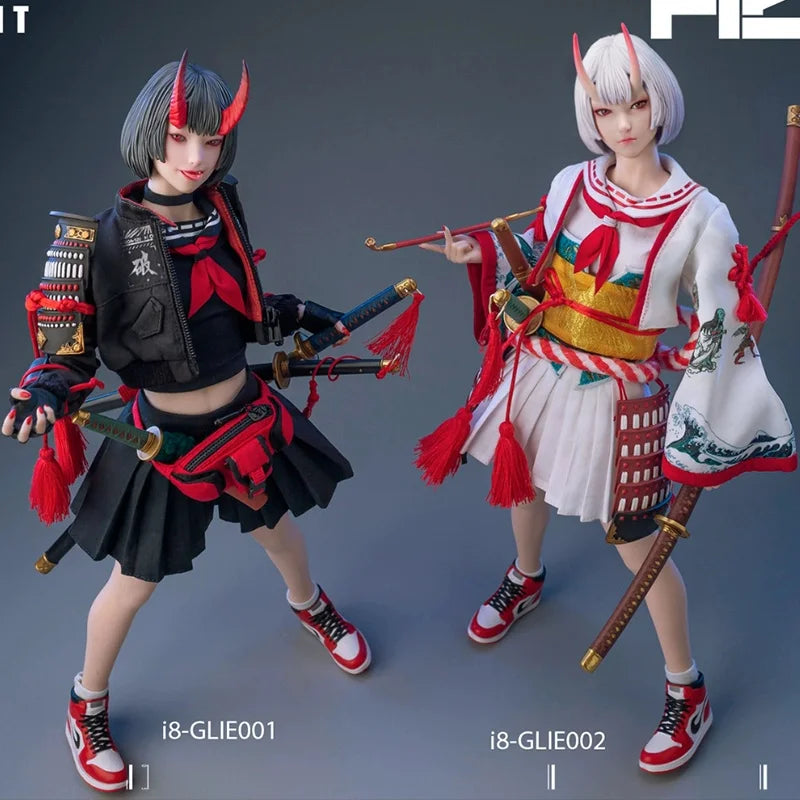 i8toys x Gharliera 1/6 The Girls of Armament i8-GLIE001 Kina OOKAMI i8-GLIE002 Rirua OOKAMI Full Set Action Figure Model Toy