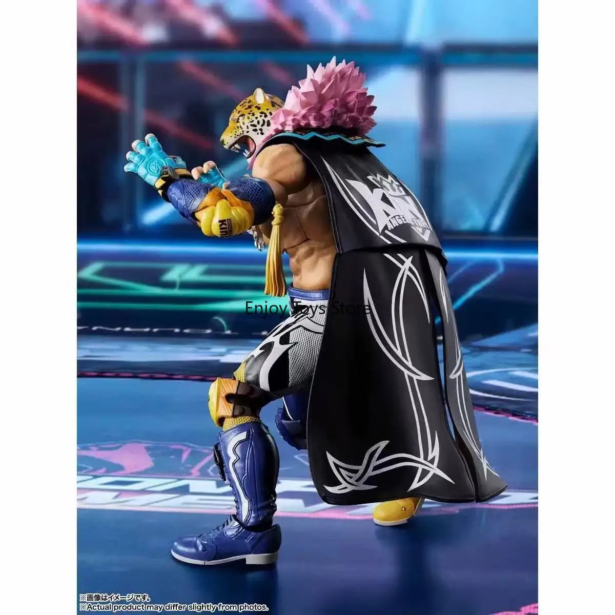In Stock Bandai SHF TEKKEN8 TEKKEN8 KING Leopard King Action Figures