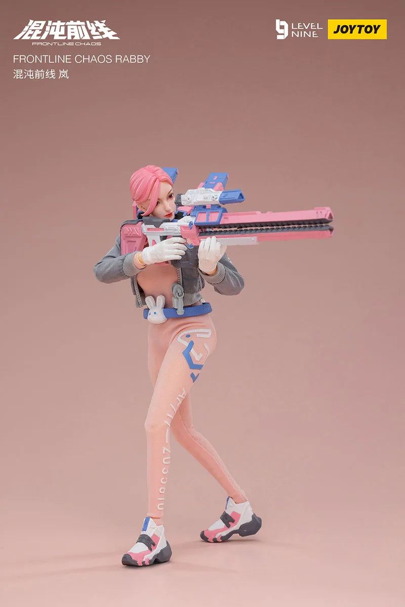JOYTOY FRONTLINE RABBY 1/12 Women Soldier Rabbit Girl Warrior Kawaii Fighting Beauty Lan Dolls Full Set 6Inch Action Figure
