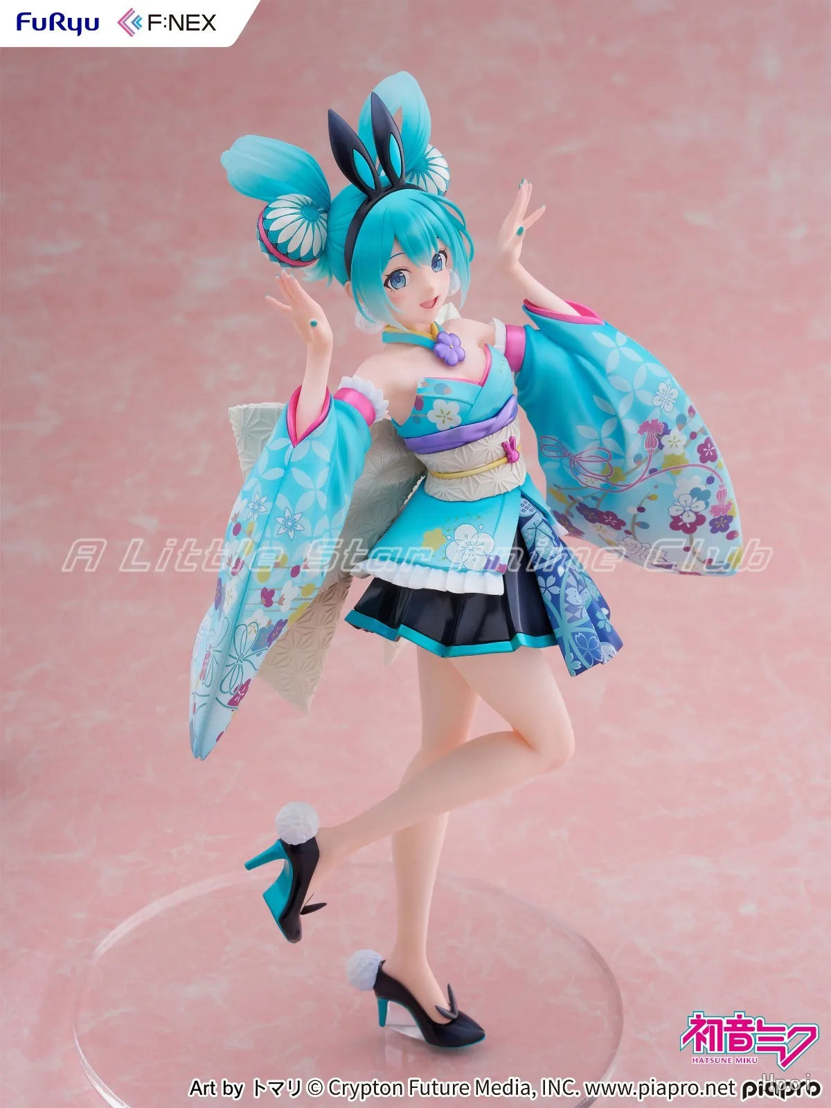 In Stock Original F:NEX Piapro Hatsune Miku Japanese Bunny Girl 1/7 Anime Figure Collection Ornament