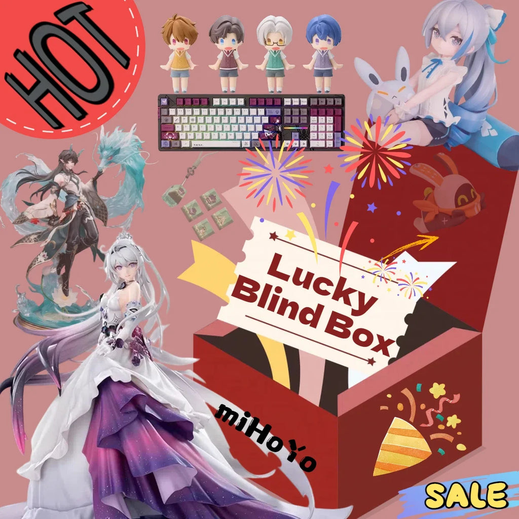 miHoYo Offizielle Genshin Impact&HonkaiImpact3&Honkai: StarRail&Zenless Zone Zero&Tears of Themis Anime Glücksgeschenkboxen