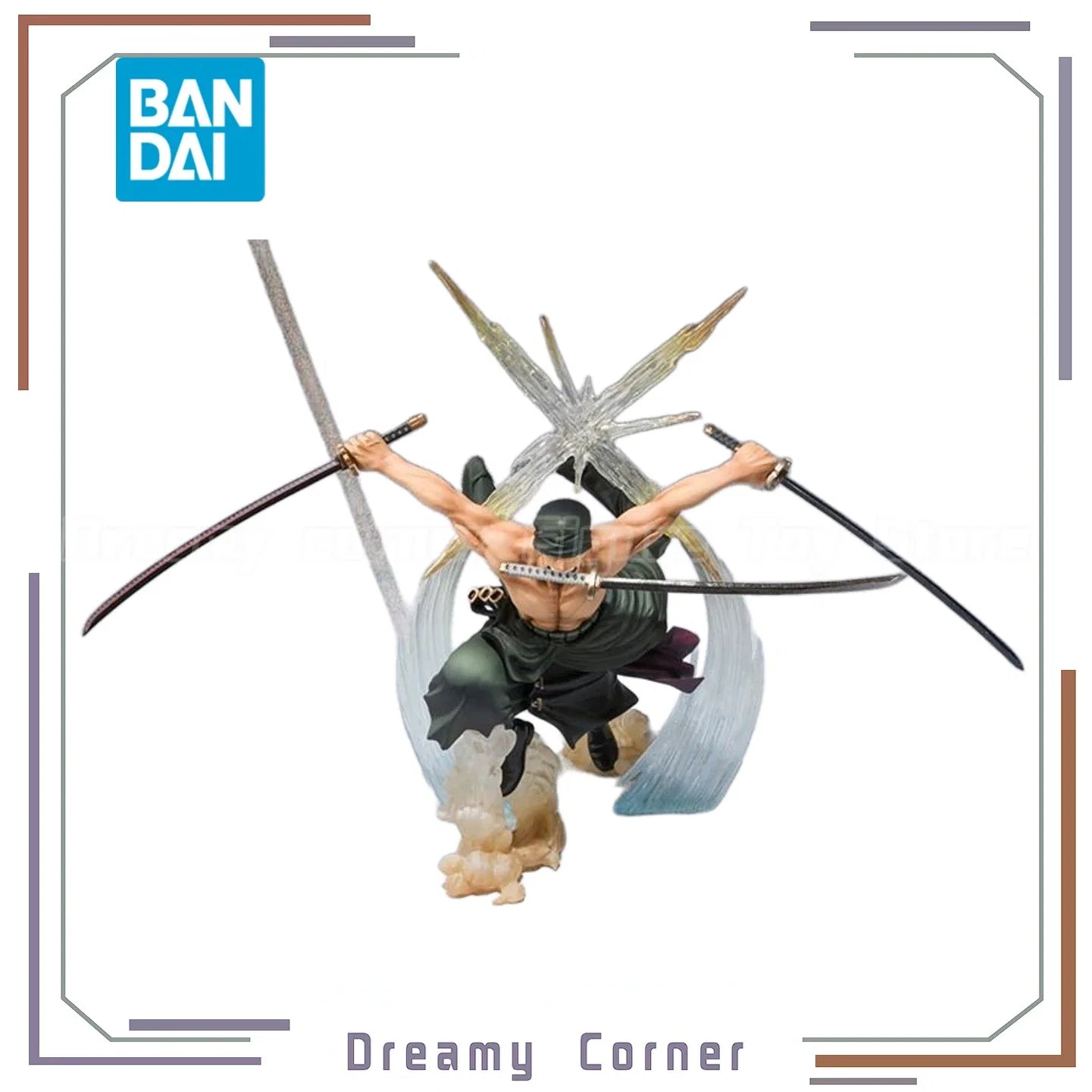 【In Stock】Original BANDAI SPIRITS FiguartsZERO ONE PIECE Roronoa Zoro Battle Ver Figure Collection Model Ornament