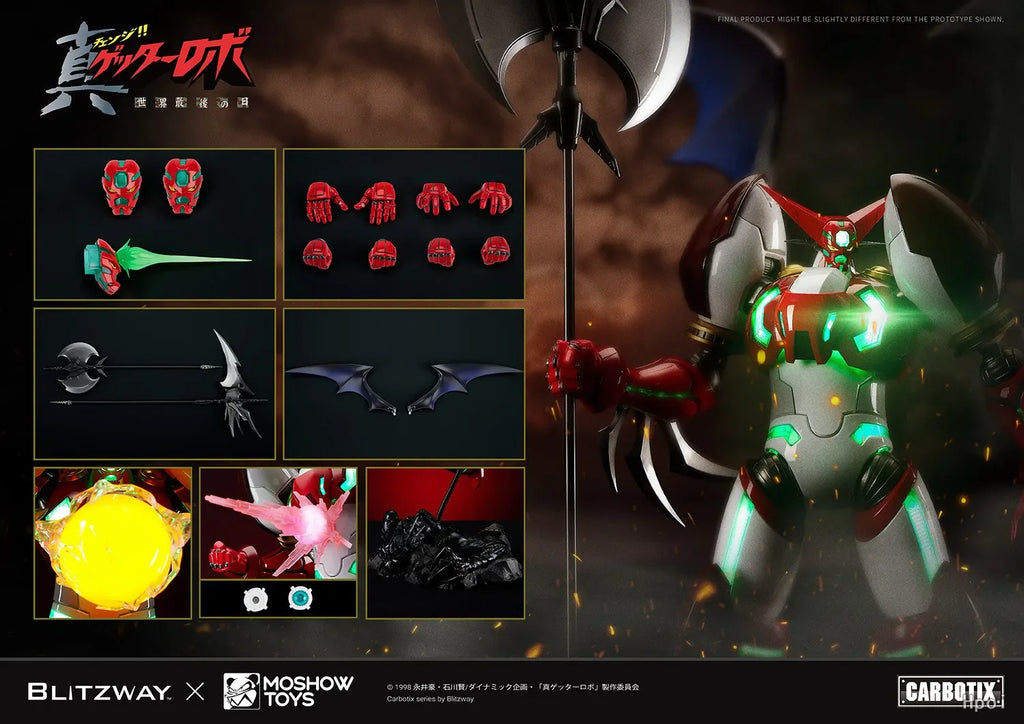 【Auf Lager】Original BLITZWAY MOSHOWTOYS Getter Robo: Armageddon SHIN GETTER 1 Action Mecha Figur Spielzeug Modell Ornamente