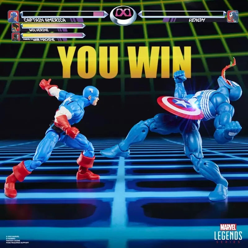 Marvel Legends Gamerverse Series Captain America Vs Venom Action Figure 1/12 Marvel Figure Joints Movable Toy Collect Decor Gift