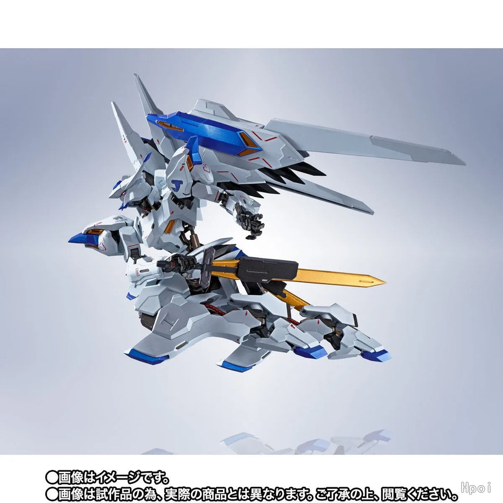 BANDAI Original METAL ROBOT SPIRITS ＜SIDE MS＞ASW-G-01 Gundam Bael Mech Product Figure Toys for Boy Gift Collectible Ornaments