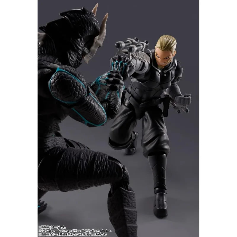Bandai Original Genuine SHFiguarts SHF KAIJU NO.8 ISAO SHINOMIYA Action Anime Figures Toys Boys Girls Kids Gift Model Ornaments