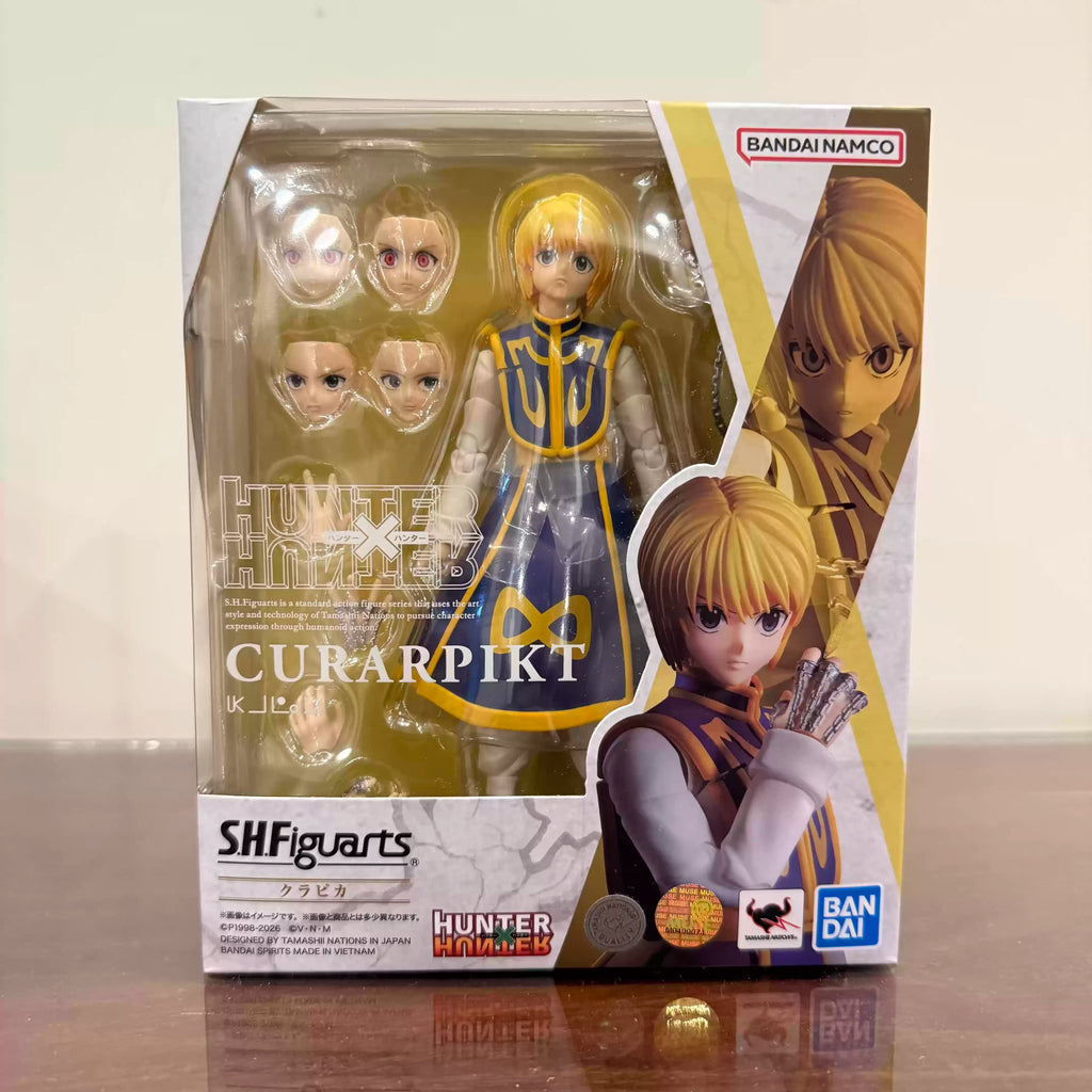 In Stock Original Genuine Bandai S.H.Figuarts Kurapika Hunter × Hunter Action Figure Assemble Toy Collectible Model