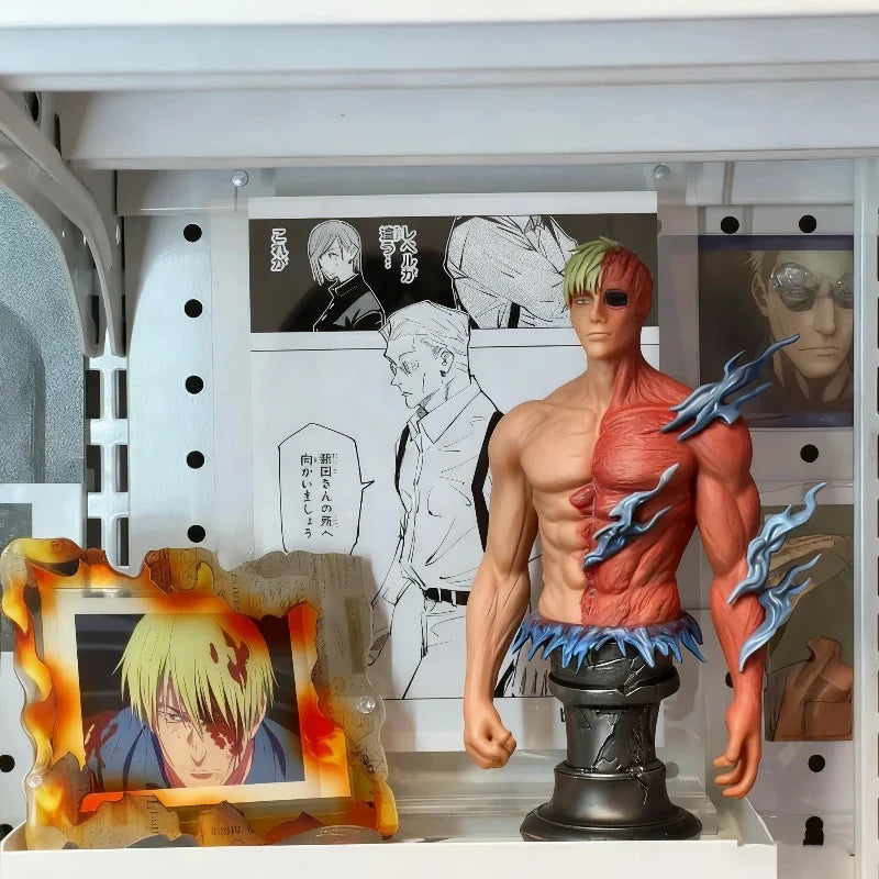 Jujutsu Kaisen 1/6 Nanami Kento 32cm Action Figures PVC 3-Head Statue Collectable Anime Model Toy Exquisite Ornament Boy Gift