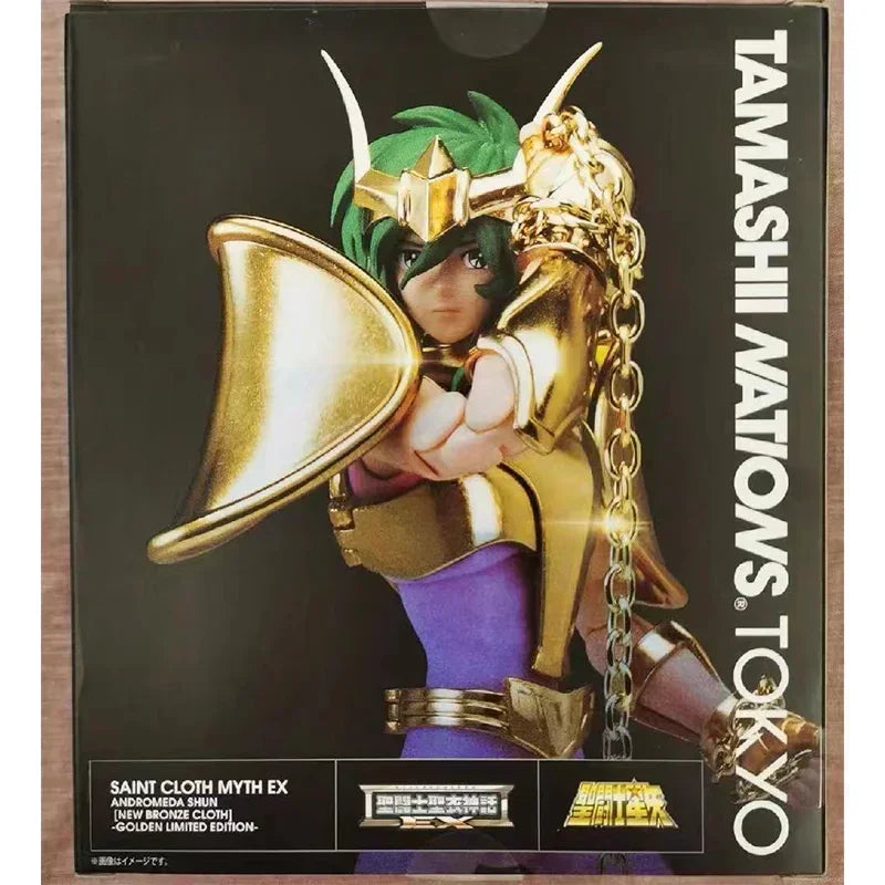 In Stock BANDAI Holy Cloth Myth TNT Andromeda Shun Anime Action Series Figure Model Toy Gifts for Children Collection