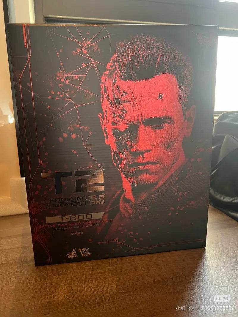 In Stock Hottoys Ht 1/6 Dx46 Terminator 2: Judgment Day T-800 Battle Damage Version  2.0 Precious Collection Of Figurines Toy