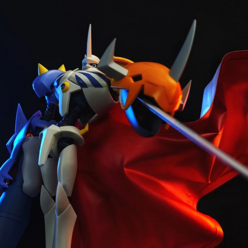 Digital Monster SHF Anime NEW Handmade Omegamon TNT double layer cloak clothes Built In Iron Wire Is Suitable for 1/12 Toys