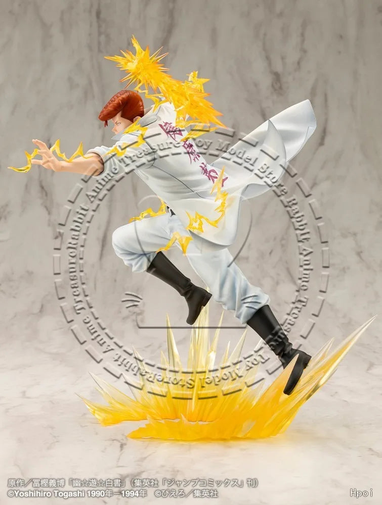 In Stock Original Genuine Kotobukiya ARTFX J Yu Yu Hakusho Kazuma Kuwabara Ver.2 1/8 PVC Statue Collectible Anime Figure Display
