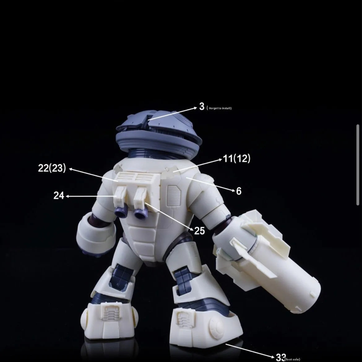 Zizeon Self-Repairing Coloring HG 44 Turtle King GK Kit ible with Gather Model Club Age 5 And above
