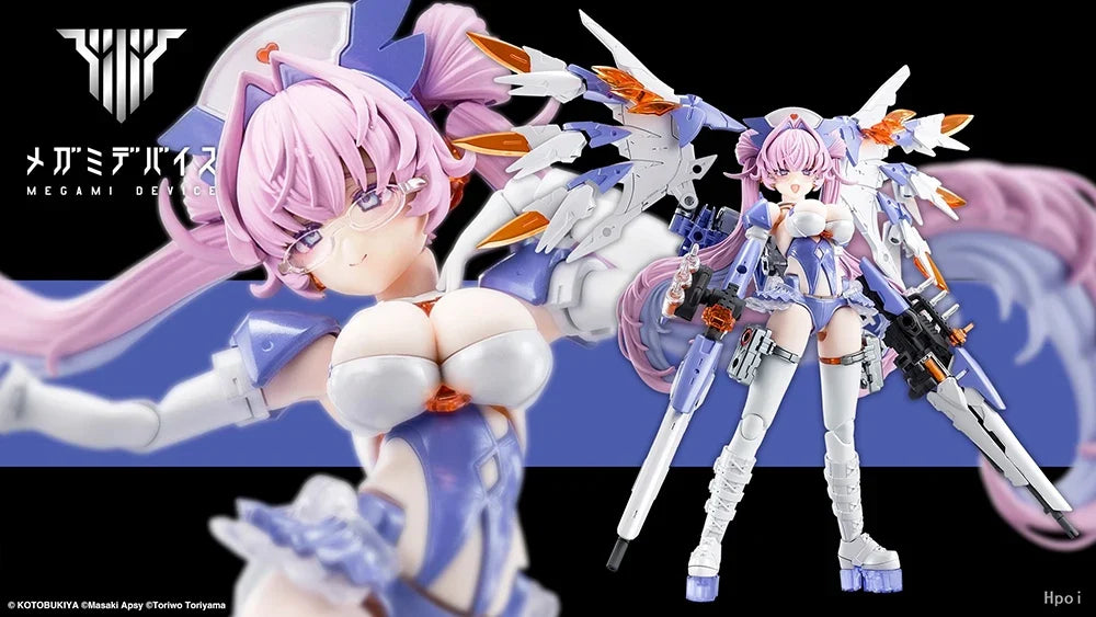 Original Kotobukiya KP799 Megami Device Desire Maiden Medic BLOCK2 17CM Assembly Model Action Figure PVC Model Collectible Toys