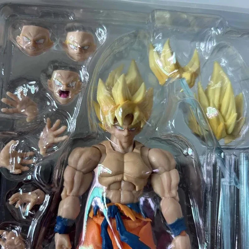 Anime Dragon Ball Z Goku Figure Super Saiyan Battle Damage Shf Figures Pvc Ko Model S.H.Figuarts Action Figure Toy Gift In Stock