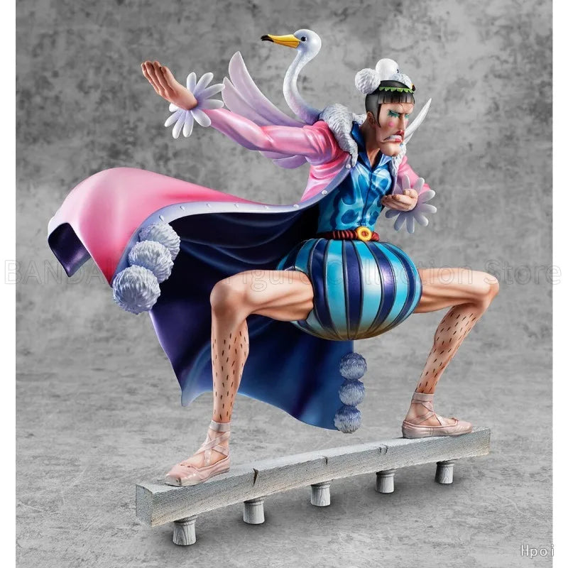 Original MegaHouse Portrait of Pirates ONE PIECE "Playback Memories" Mr.2 Bentham Anime Characters Statue Toys Model