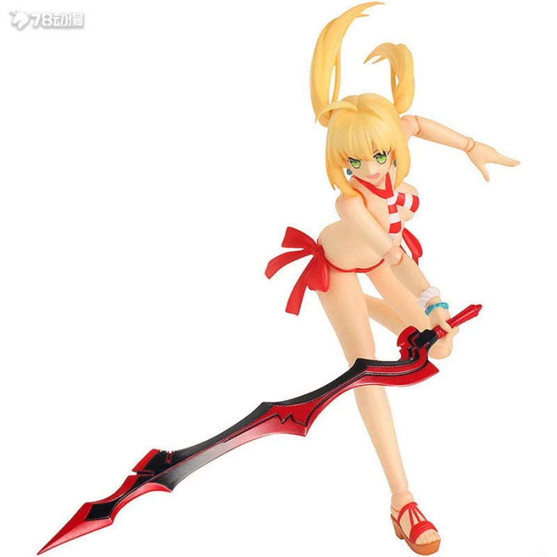 Thousand Value Practice Original Finished Movable Doll Series Nero Claudius Anime Action Figure Model Toys Model Gifts for Boys