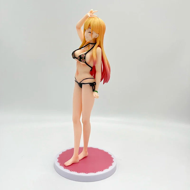 23cm My Dress-Up Darling Sexy Anime Girl Figure Marin Kitagawa Bikini Action Figure Adult Collectible Model Doll Toys Gifts