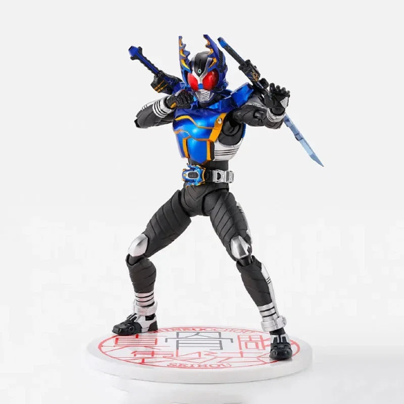 Original Bandai S.H.Figuarts MASKED RIDER GATACK/KABUTO RIDER FORM SHINKOCCHOU SHIHOU 10th Anniversary Ver Action Figure Model