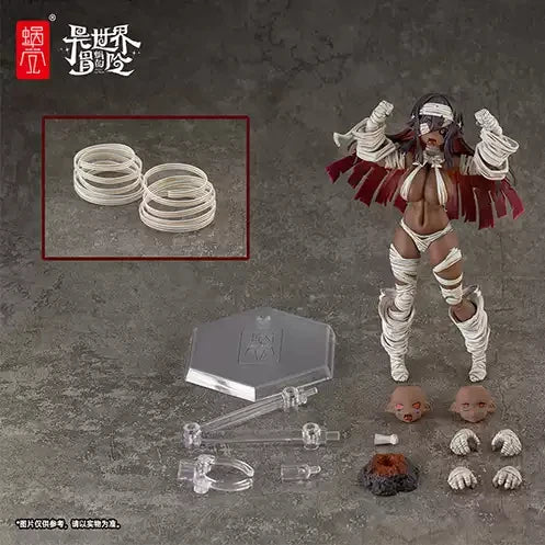 Limited Edition 1/12 Snail Shell Different World Adventure Zombie Girl Grisa Full Set 6in Egyptian Mummy Action Figure Fans Gift