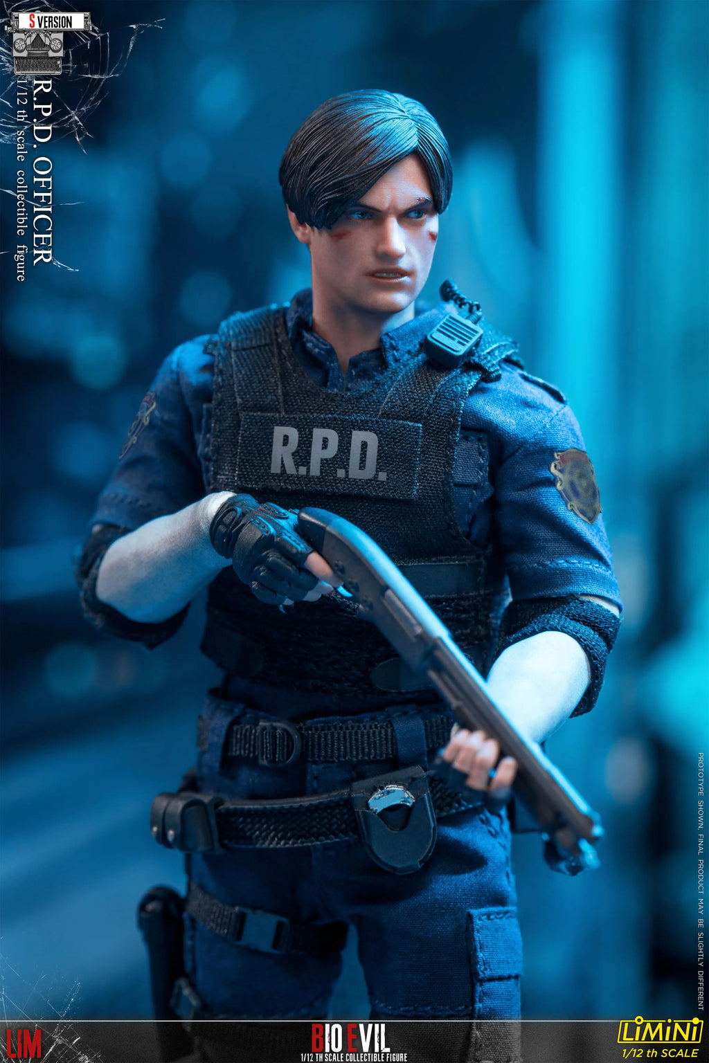 New In Stock LIMTOYS LiMiN 1/12 Police Officer RPD LEON Action Figure 6'' Male Soldier Figurine Model Full Set Collectible Toy
