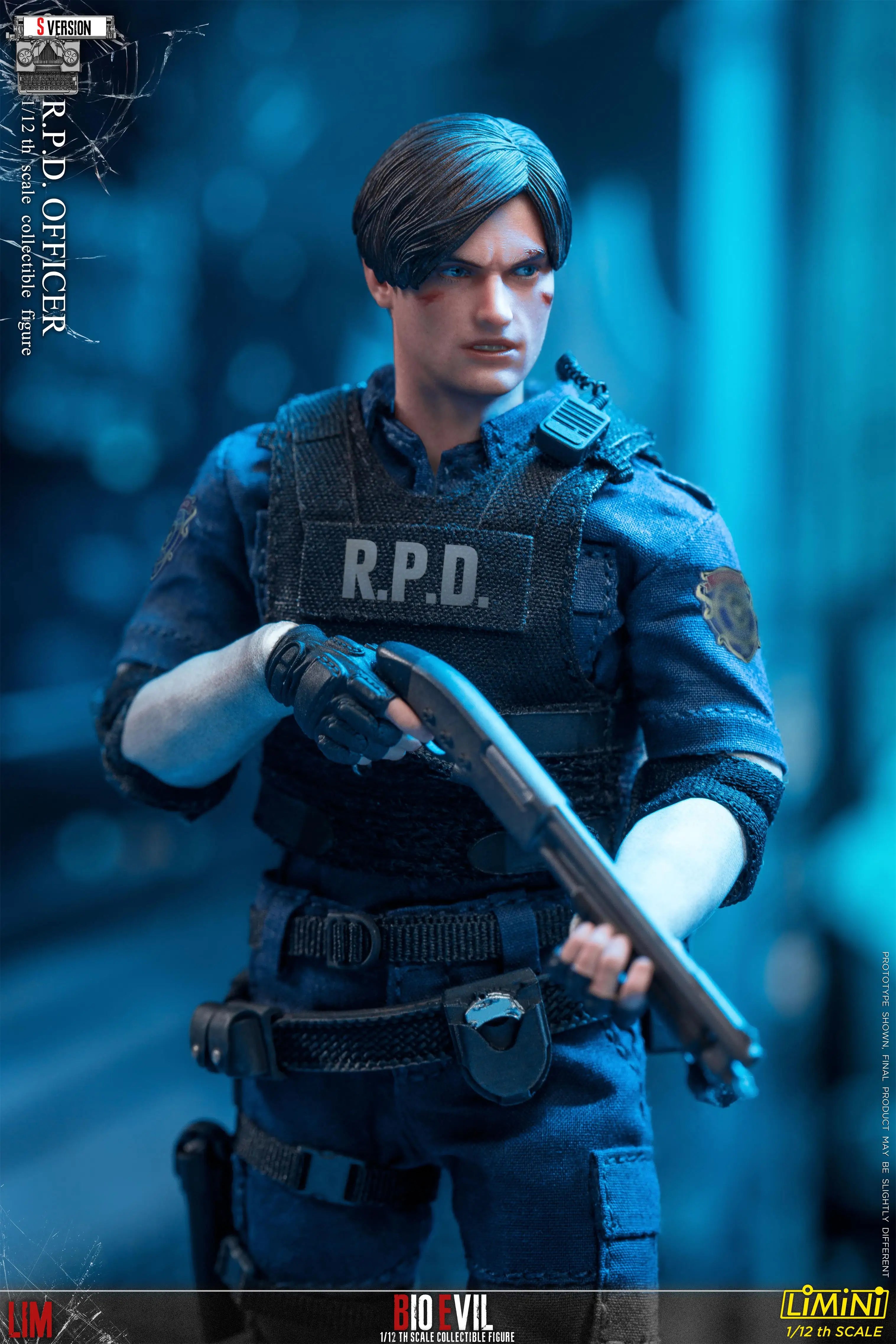 New In Stock LIMTOYS LiMiN 1/12 Police Officer RPD LEON Action Figure 6'' Male Soldier Figurine Model Full Set Collectible Toy