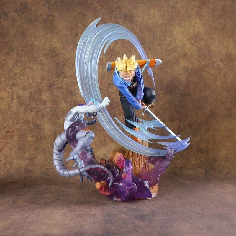 Bandai Figuarts ZERO FZ Super Fierce Battle Super Saiyan Trunks Frieza Doll Figures Collection Gifts