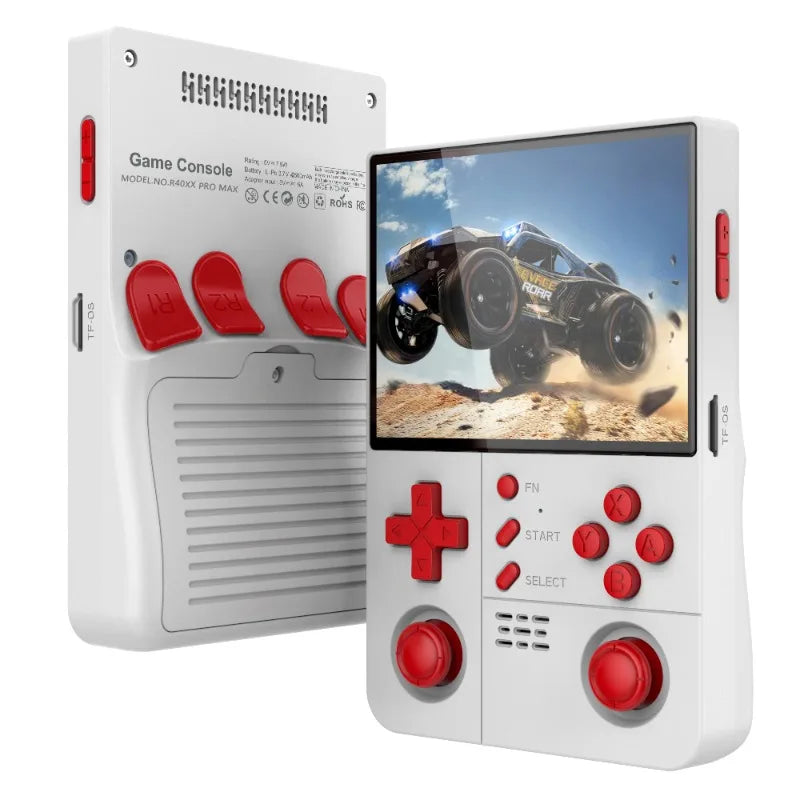 FUNKIDDY R40XX Pro Max Retro Games Console 4.2 inch IPS Screen 4000mAh Portable Handheld Console Built-in Wi-Fi kid Game Console