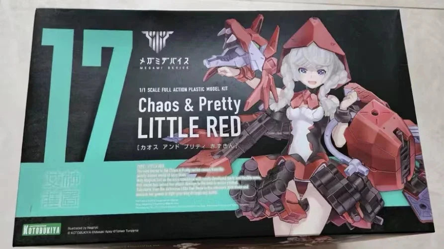 In Stock Original KOTOBUKIYA Megami Device Chaos Pretty LITTLE RED Assembling Toys Action Figure Collectible Model Toys