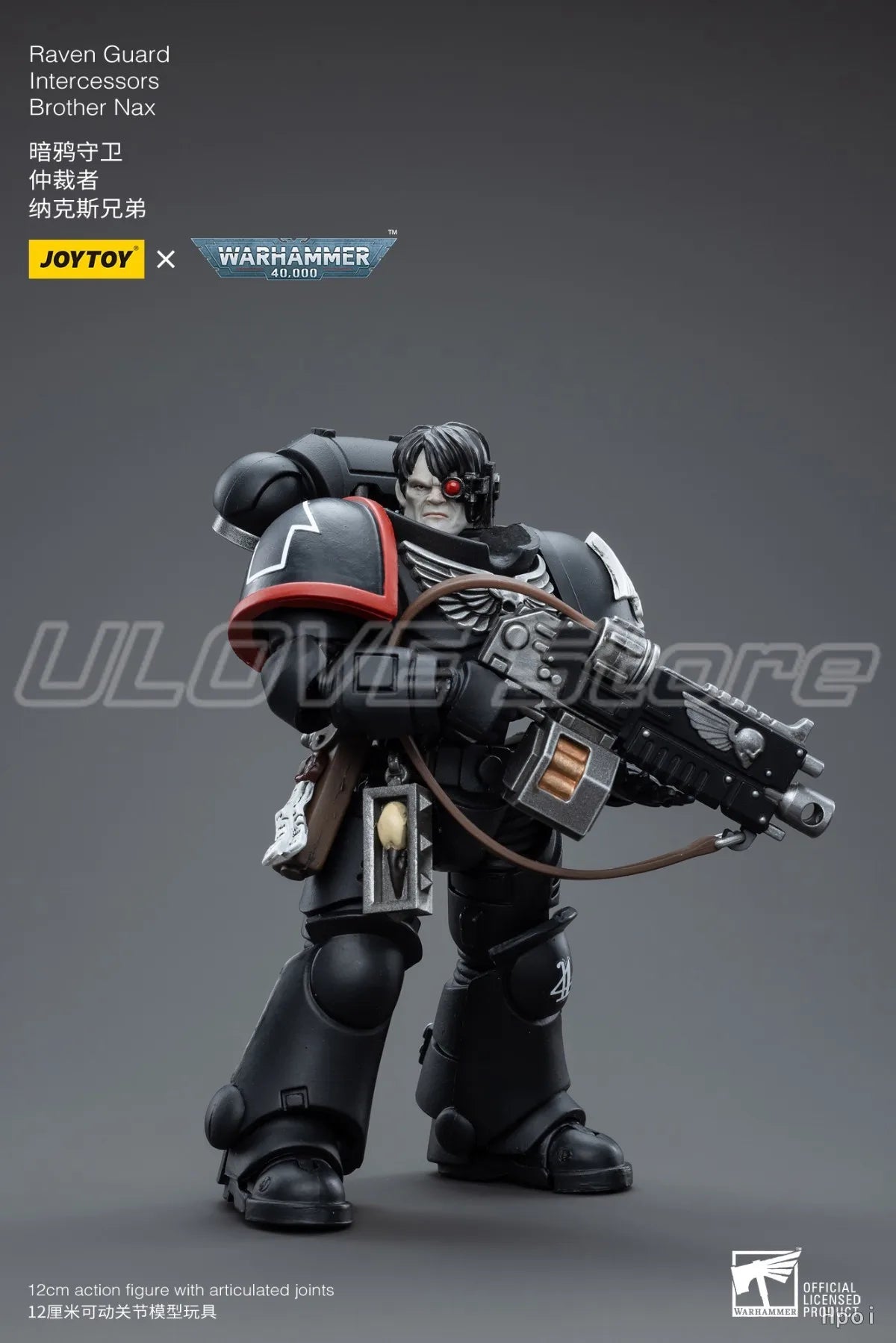 In Stock Original JOYTOY Warhammer 40K Raven GuardIntercessorsBrother Nax 1/18 Action Figure Gift Toys Model