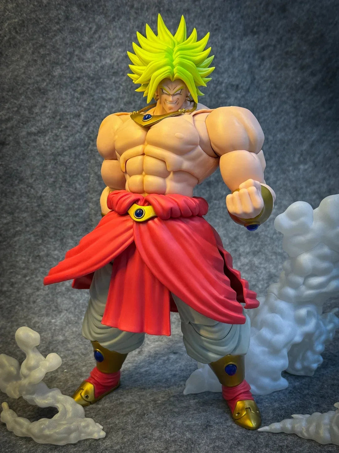 In Stock Kong Studio Beast Deities Dragon Ball Z Broly Figure Super Saiyan 3 Broly Norse God Fenrir Anime Action Figure Gift Toy