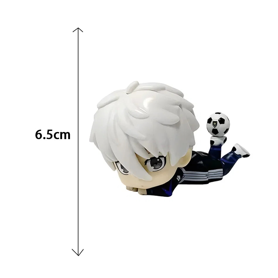 Anime Blue Lock Isagi Yoichi Nagi Seishiro Cosplay Figure Collectible Cartoon Character Ornament Pet Model Kit for Fans