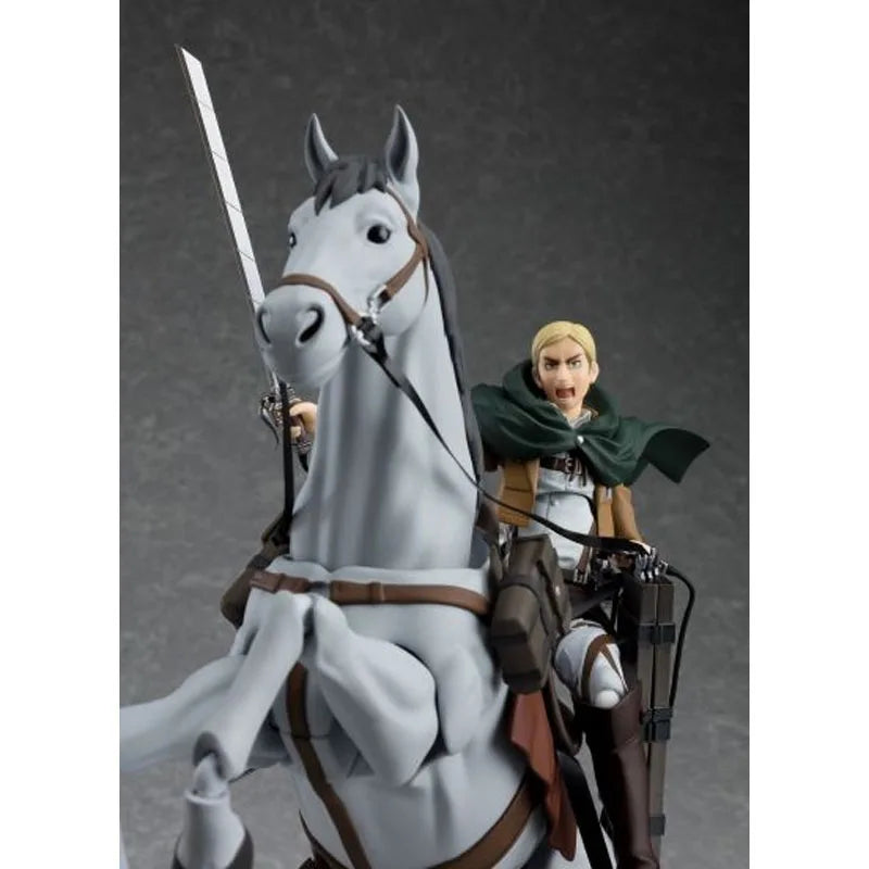 GSC Original Max Factory Figma 446 Erwin Smith Anime Action Figures Toys for Boys Christmas Gift Collectible Model Ornaments