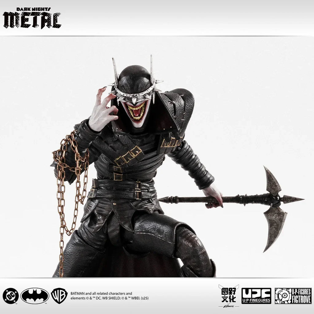 U-P-Finegures Batman Dark Nights: Metal The Batman Who Laughs DCC Model Action Figure Trendy Toys Desktop Doll Collectibles