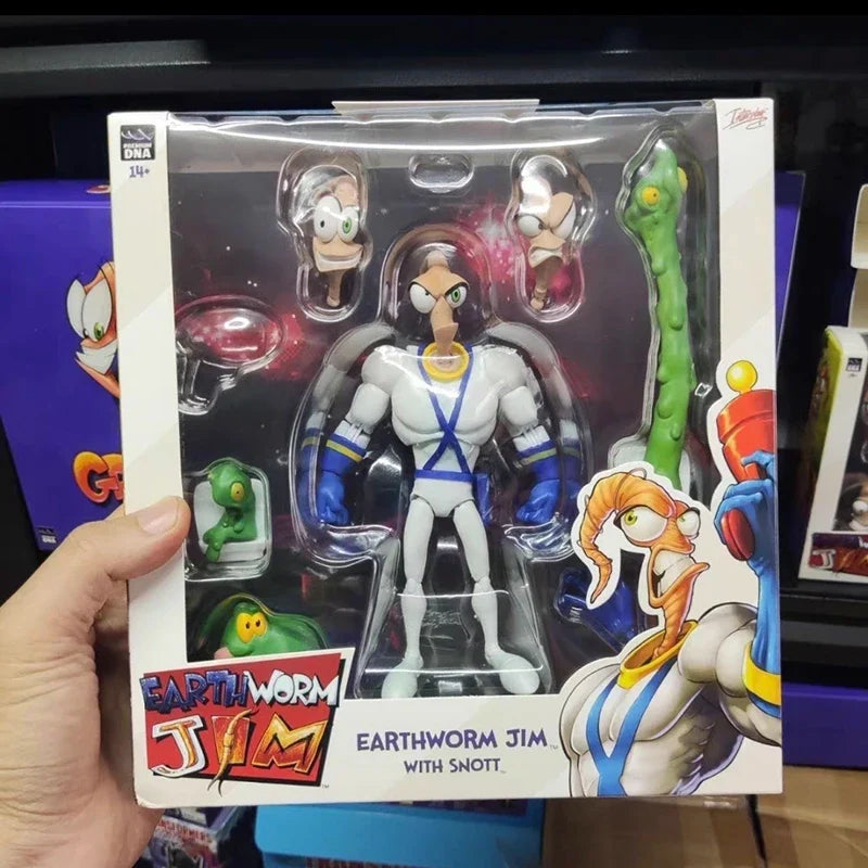 Original Earthworm Jim 2.0 Pdna 1/12 Psy Crow Bob Worm Body Psy-Crow The Killer Action Figure The Killer Collectible Gifts Toys
