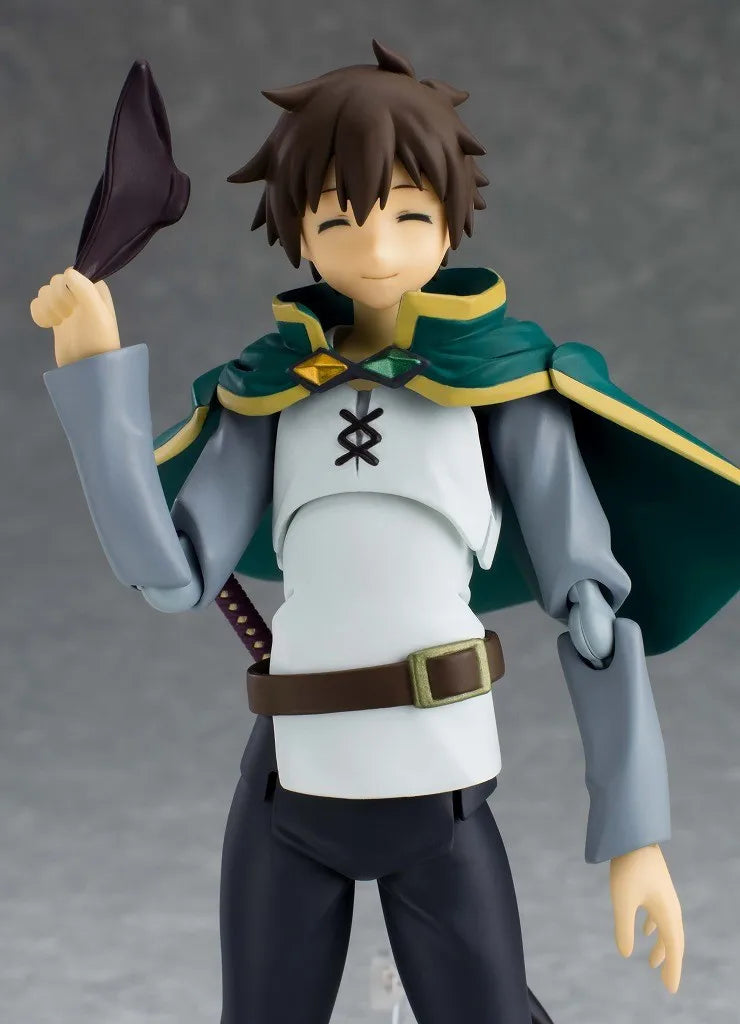 Original Max Factory Figma#425 Kono Subarashii Sekai Ni Syukufuki Wo! Satou Kazuma Anime Figure Model Toy Gift Collection