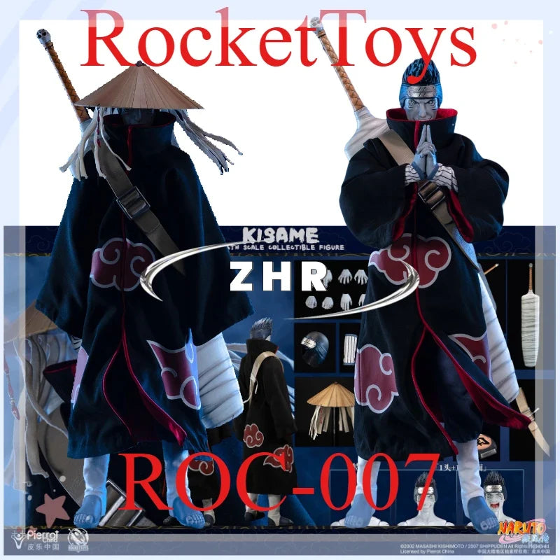 In Stock RocketToys ROC-007 Naruto Shizuo Kisame 1/6 Animation Model Action Figure Toy Collection Gift