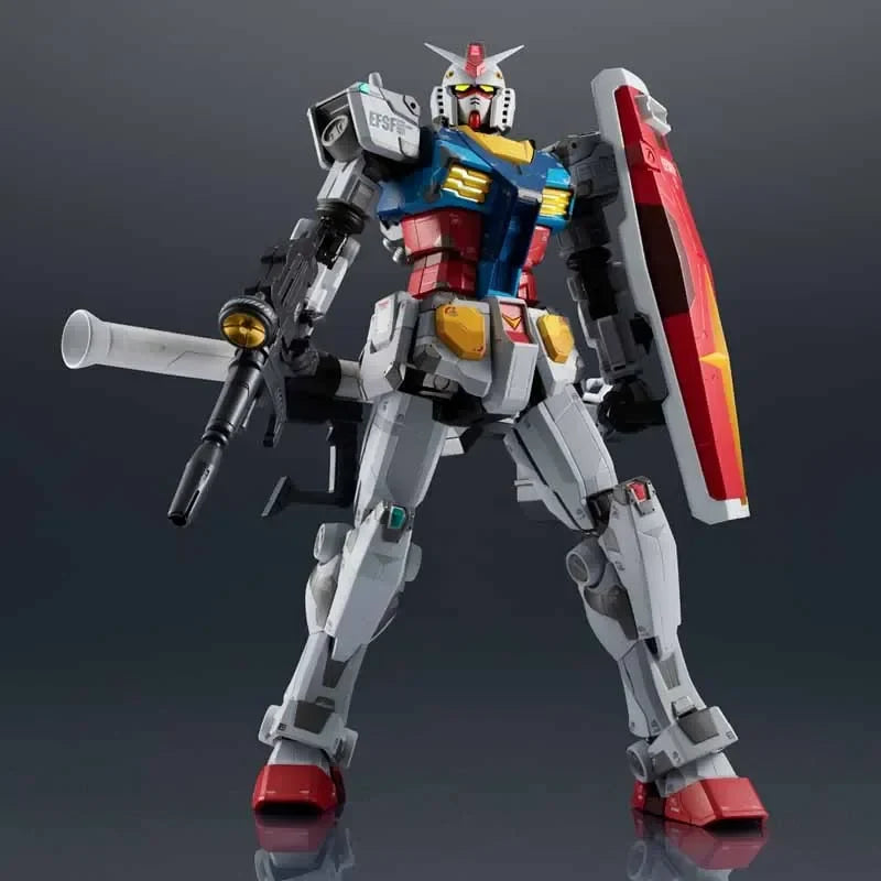 Bandai Original Model Kit  Superalloy CHOGOKIN RX-78F00 GUNDAM Anime Action Figure Model Toy Robot Gift for Boys 200mm