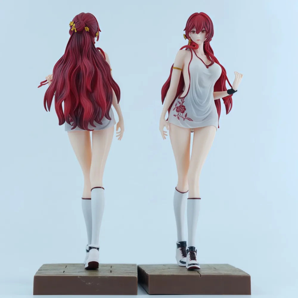 27.5cm/10.83in Anime Honkai Star Rail Figure Himeko Action Figures Pvc Statue Desktop Ornamen Collection Model Toys Gifts