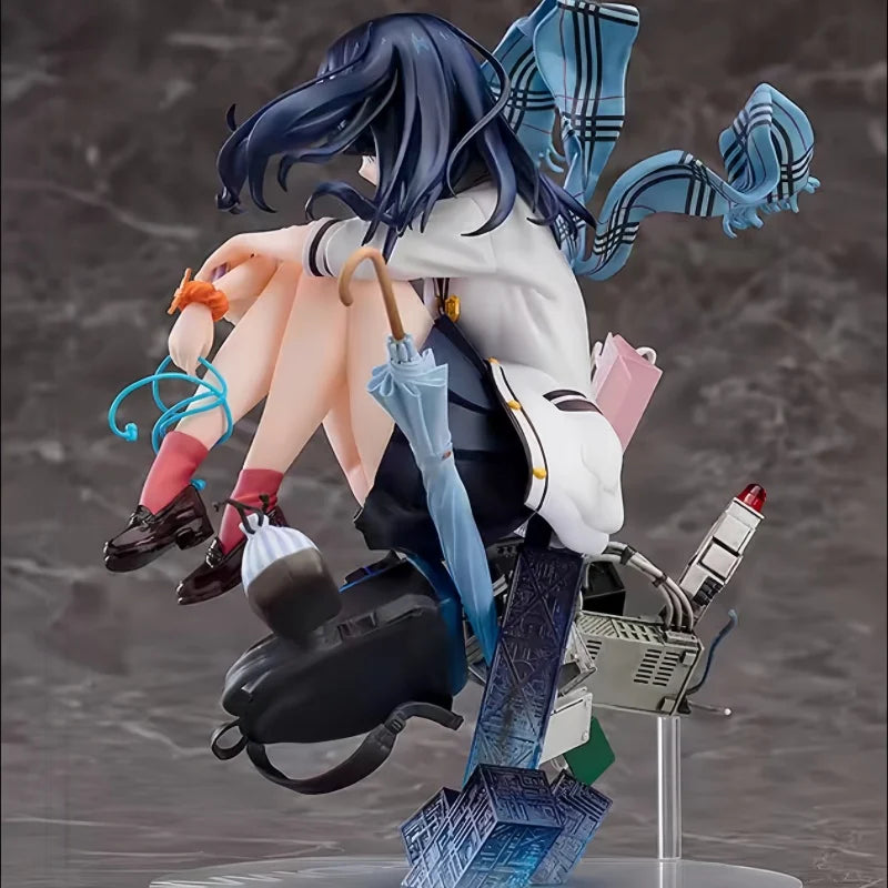 Hot 18cm Ssss Gridman Anime Figure Takarada Rikka Statue Pvc Gk Statue Figurine Model Doll Collection Room Decora Desk Gift Toys