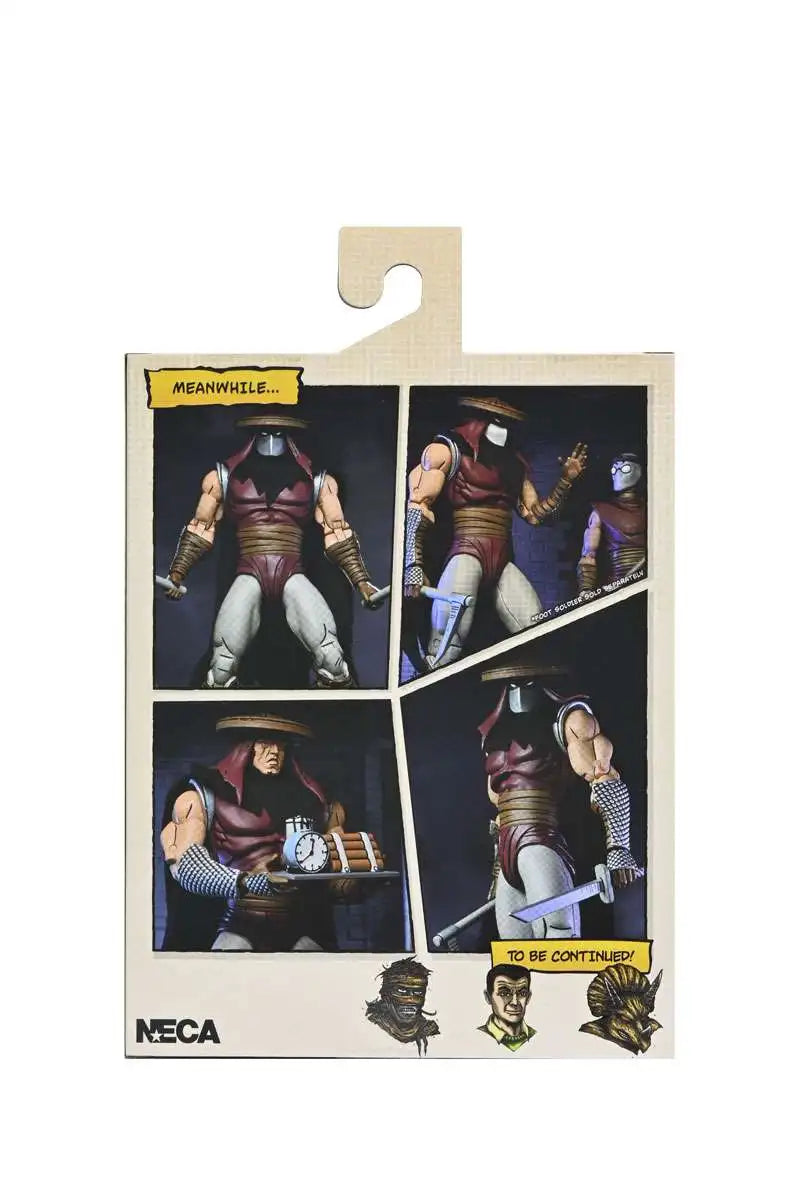 NECA 54442 Teenage Mutant Ninja Turtles Action Figures Foot Assassin ( Classic Colors ) 18 cm Collection Original Gift Doll Toys