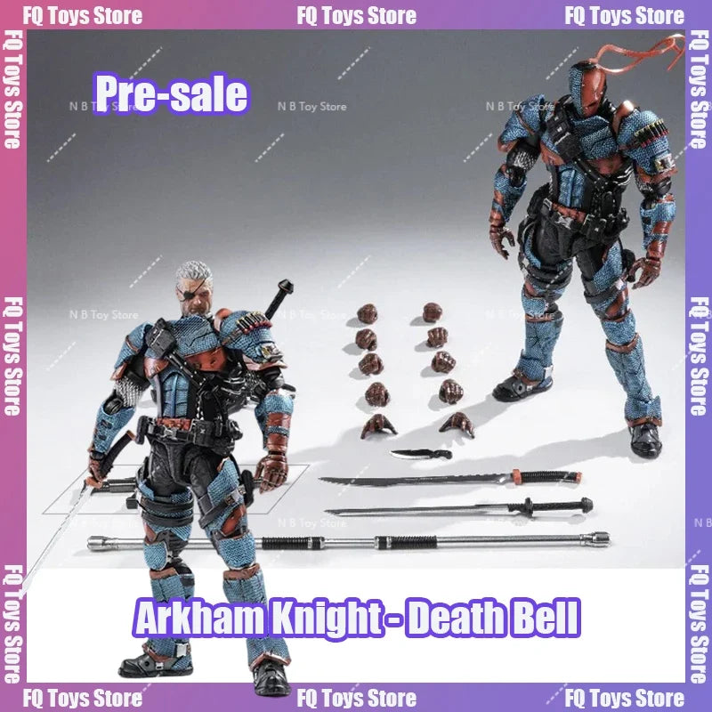 LPZZ ROUNO CUEURE DC002 1/12 Deathstroke Arkham Knight Finished Module Movable Batman Collectible Model Action Anime Figure Toy