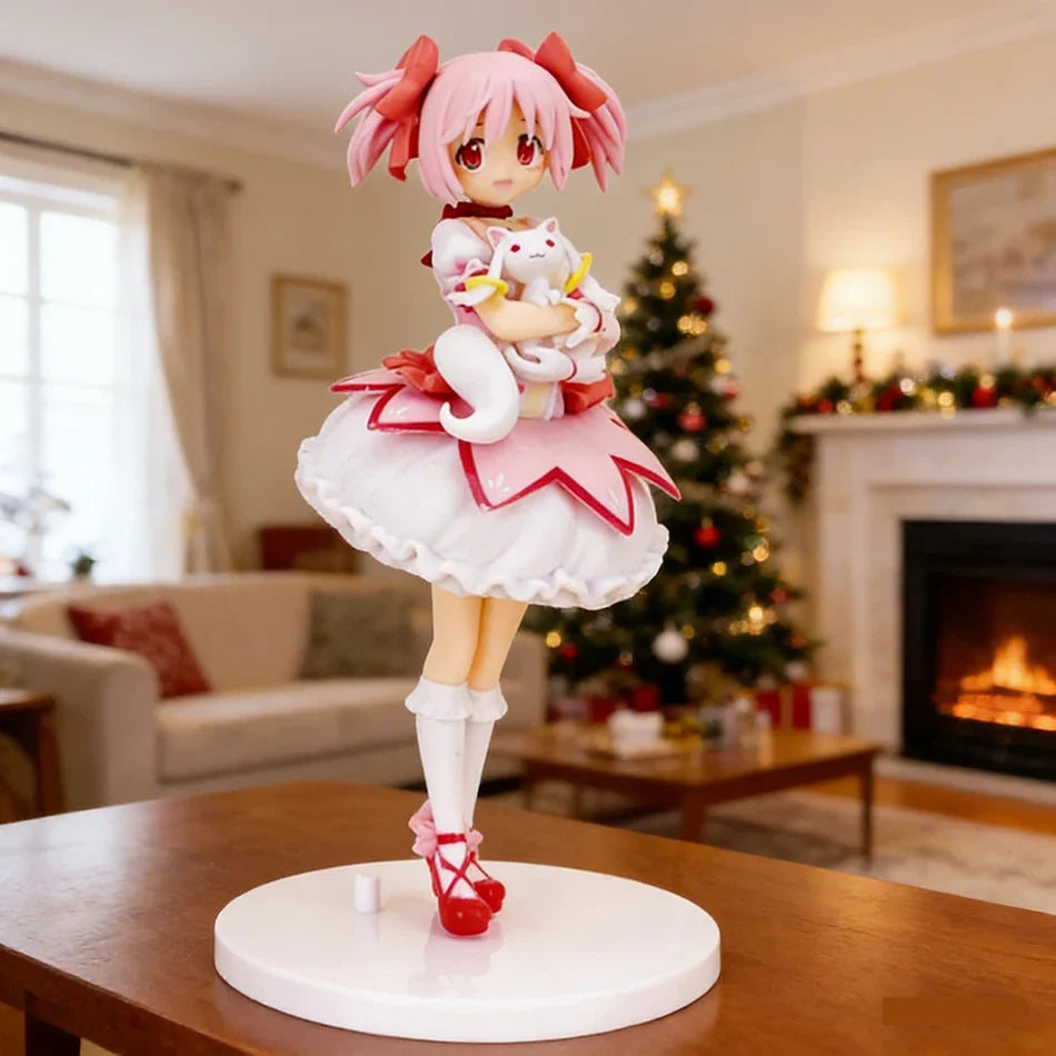Dolls Toys Gift Puella Magi Madoka Magica Aniem Figure Kaname Madoka Action Figure Magic Girl Model Decor Statue Christmas Gift