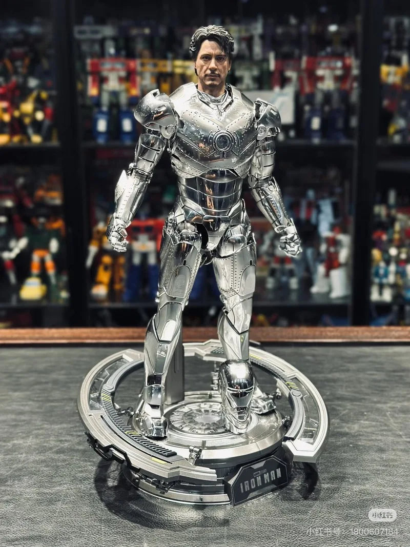Genuine Hottoys Marvel Ht Figure 1/6 Mms733 Iron Man Mk2 2.0 Mark2 Die Cast Action Figurine Collection Model Customized Doll Toy