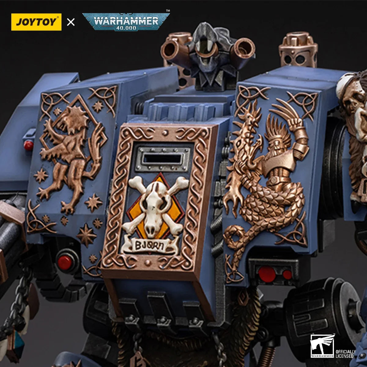 JOYTOY Warhammer 40K Space Wolves Action Figure 1/18 Bjorn The Fell-Handed Joint Movable Figurine Collection Model Statue Toys